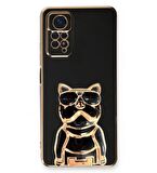 Gpack Xiaomi Redmi Note 11 Pro Kılıf Kamera Korumalı Köpek Desenli Standlı Silikon