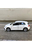 Welly Volkswagen Golf 8 GTI Diecast Metal Araba Model Araba Oyuncak Araba Çek Bırak Araba 12 Cm