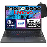 Lenovo Thinkpad E16 Gen2 Intel Core Ultra 5 125U Ddr5 80GB 2tb SSD Intel® Aı Boost 16" Wuxga IPS Freedos Taşınabilir Bilgisayar 21MA003MTXF28 + Zetta Çanta