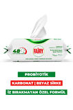 Fairy Power Wipes Yüzey Temizleme Mendili 100 Yaprak 3 Adet | Beyaz Sabun | Beyaz Sirke & Karbonat