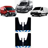 Fiat Ducato Mavi-Beyaz Fosforlu 4'lü Paçalık Çamurluk Tozluk FIA0FX02703