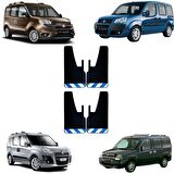 Fiat Doblo Mavi-Beyaz Fosforlu 4'lü Paçalık Çamurluk Tozluk FIA0FX02103