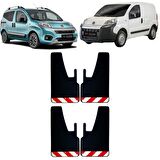 Fiat Fiorino Kırmızı-Beyaz Fosforlu 4'lü Paçalık Çamurluk Tozluk FIA0FX02602