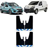 Fiat Fiorino Mavi-Beyaz Fosforlu 4'lü Paçalık Çamurluk Tozluk FIA0FX02603