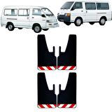 Mitsubishi L300 Kırmızı-Beyaz Fosforlu 4'lü Paçalık Çamurluk Tozluk MIT0FX00902