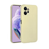 Gpack Xiaomi Redmi Note 12 4G Mat Lüx Kamera Korumalı Premier Mat Silikon