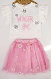 Wonder Girl Tütü Etekli Kız Çocuk Takım