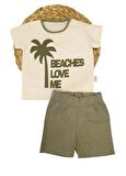 Beaches Erkek Bebek Şortlu Takım