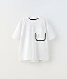 Cepli Oversize Çocuk Tişört