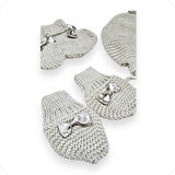 Triko Bebek Bere Eldiven Patik Set