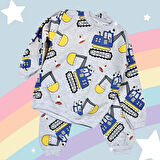 Kepçeli Erkek Çocuk Pijama Takım