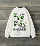 Minecraft Çocuk Sweatshirt