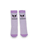 Kuromi Kız Çocuk Dizaltı Çorap