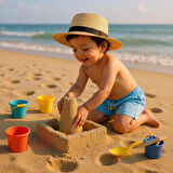 Beli Lastikli Erkek Çocuk Şort