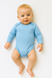 Uzun Kollu Erkek Bebek Çıtçıtlı Body
