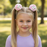 Hello Kity Peluş Lastikli Kız Çocuk Toka Set 2li