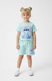 Stitch Kız Çocuk Şortlu Takım