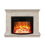 Dlc 1164 Retro 1800 Watt Taş Desenli Dekoratif Elektrikli Şömine