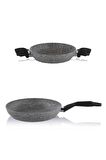 Schafer 30 cm Granit Tava Ve 22 CM Sahan