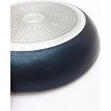 Teflon Tava 24 CM İndüksiyon Tabanlı Lacivert Renk