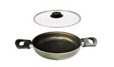 Mehtap Granit Sahan 18 CM Cam Kapaklı