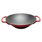 Demirdöküm Wok Tava Kavurma Tavası 35 CM Kırmızı