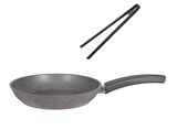 Mehtap 24 CM Granit Tava Ve Silikon Maşa
