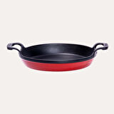 Demirdöküm Sahan 22 CM Kırmızı ve Silikon Maşa