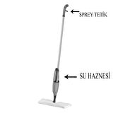 Sprey Mop 110 CM Alüminyum Saplı Tetik Mop Mikrofiber Mop