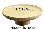 Ayaklı Servis Tabağı 17/20 CM Mini İkramlık Sunumluk