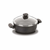 Korkmaz Ornella 24 cm Kısa Tencere A1843