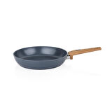 Schafer Seramik Tava 24 CM Yanmaz Yapışmaz Yüzey Cam Kapaklı