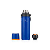 Çelik Termos 1200 ML Mavi ve Kamp Sehpası