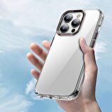 Gpack Apple iPhone 14 Pro Max Kılıf Sert Pc Darbeye Dayanıklı MG Serisi Kristal Kapak