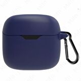 Gpack JBL Tune Flex Kılıf Model Uyumlu Mat Silikon Soft Kancalı SF7