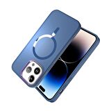 Gpack Apple iPhone 14 Pro Kılıf Stil Serisi Mat Wireless Tacsafe Kapak