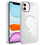 Gpack Apple iPhone 12 Kılıf Stil Serisi Mat Wireless Tacsafe Kapak