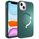 Gpack Apple iPhone 13 Kılıf Stil Serisi Mat Wireless Tacsafe Kapak