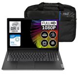 Lenovo V15 Gen3 Intel Core i5 1235U 40 GB 1 TB SSD Intel Iris Xᵉ Freedos 15.6" FHD Taşınabilir Bilgisayar 82TT008PTX08 + Zetta Çanta