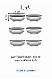 Tokyo 6 Adet 600 Cc Saklama Kabı