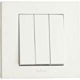 5 Adet Ovivo Grano Beyaz Üçlü Anahtar Çerçeve Dahildir