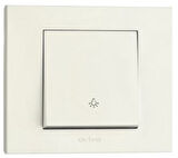 10 Adet Ovivo Grano Beyaz Zil Anahtarı Light Çerçeve Dahil