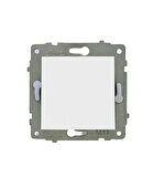 12 Adet Ovivo Grano Beyaz Tekli AnahtarÇERÇEVE HARİÇTİR