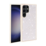 Gpack Samsung Galaxy S23 Ultra Kılıf Diamond Parlak Taşlı Ston Kapak Silikon