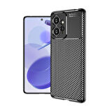 Gpack Xiaomi Redmi Note 12 4G Kılıf Negro Silikon Karbon Kamera KorumalıNano Glass