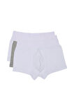 Adam Boxes Boxer Trunk Neo-Cosy 
3'lü Paket - Beyaz, Gri
