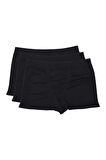 Adam Boxes Boxer Trunk Neo-Sincosido 
3'lü Paket - Siyah (Dikişsiz/Seamless)