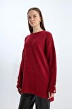 DeFacto Regular Fit Bisiklet Yaka Basic Düz Kazak Tunik D2444AX24WNRD328