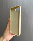 iPhone 16e Uyumlu Apple Logolu Silikon Içi Kadife Lansman Kılıf