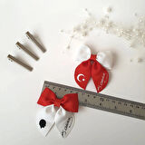 23 Nisan Temalı Atatürk İmzalı El Yapımı Çocuk Tokası - 2 Li Set 
